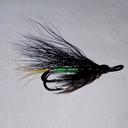 Black Hair Wing Salmon Lures